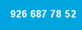 926 687 78 52 926 687 78 52